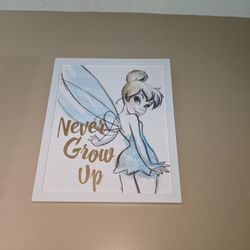 Disney Never Grow Up Wall Art