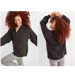 Aerie Snowed-In Fleece Hoodie