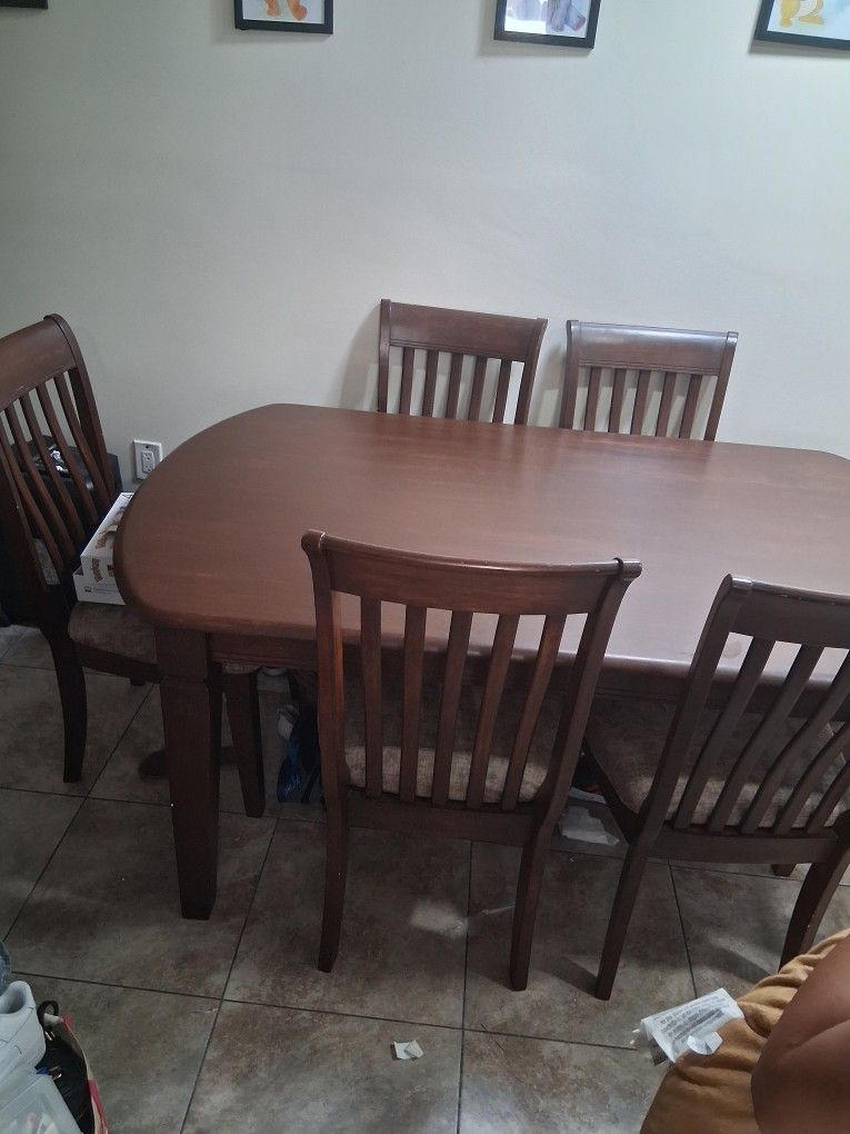 Brown Wood Table