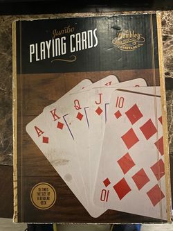 Jumbo playing cards
