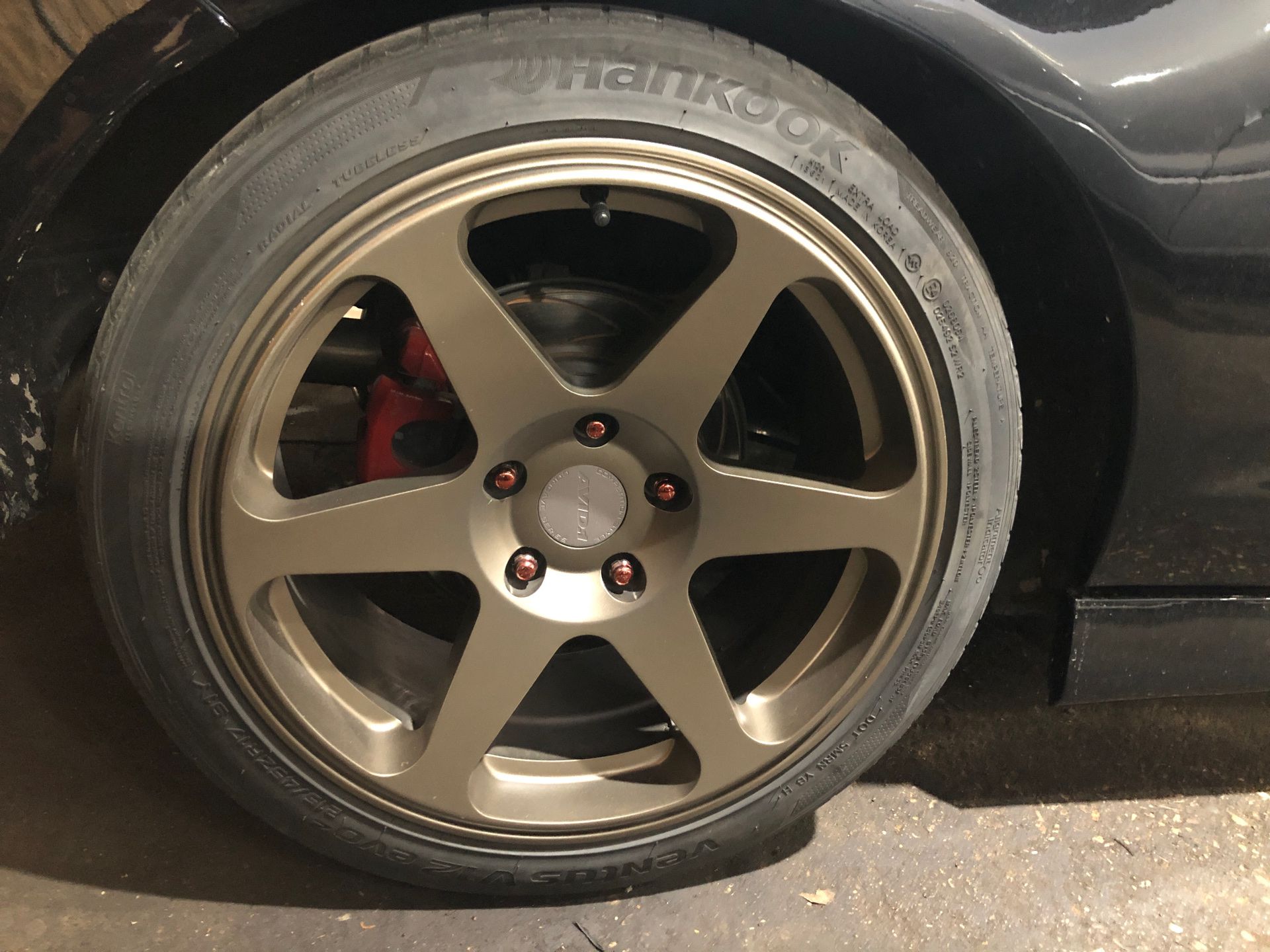 21545zr17 wheels w/ hankook ventus tires