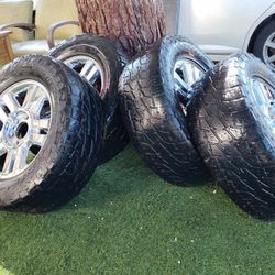 ford f-150 18 inch 6 lug wheels They are the wheels, the tires are used. $250 Pick Up Only Bonanza and Lamb  $250 