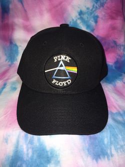 Pink Floyd black baseball hat with Velcro latch one size fits all