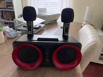 ALPOWL AL-307 Karaoke Machine with 2 Wireless Microphones