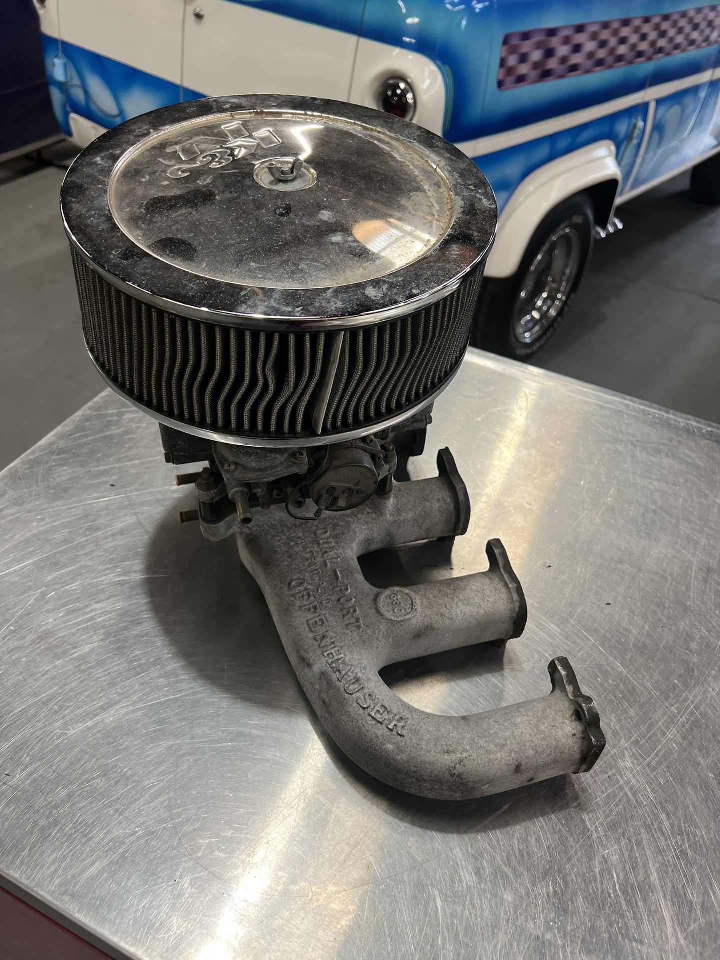 1965-96 Ford 240-300 ci Offenhauser Dual Port 360 Degree Intake Manifold