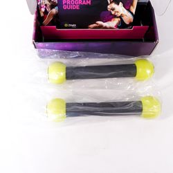 Zumba Exhilarate The Ultimate Zumba Fitness Toning Sticks x2 Shakers Only