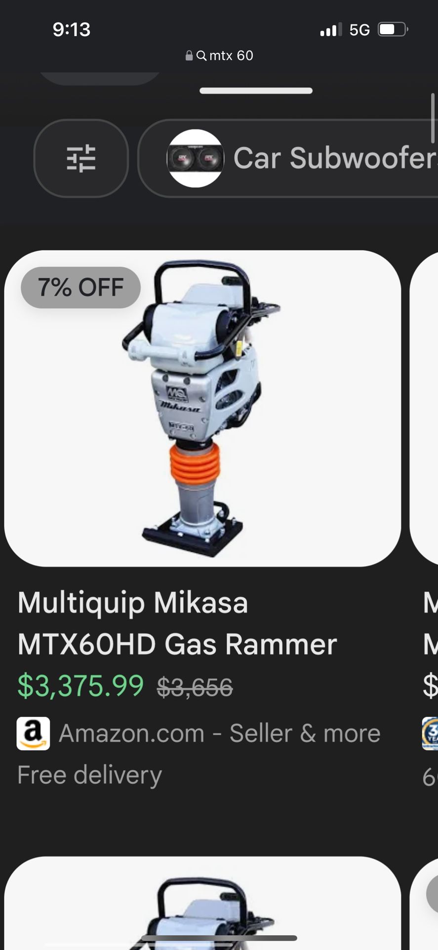 MTX 60 Tamper