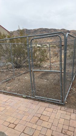 Large tall dog kennel
