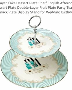 LOVELY TWO TIER DESERT STAND