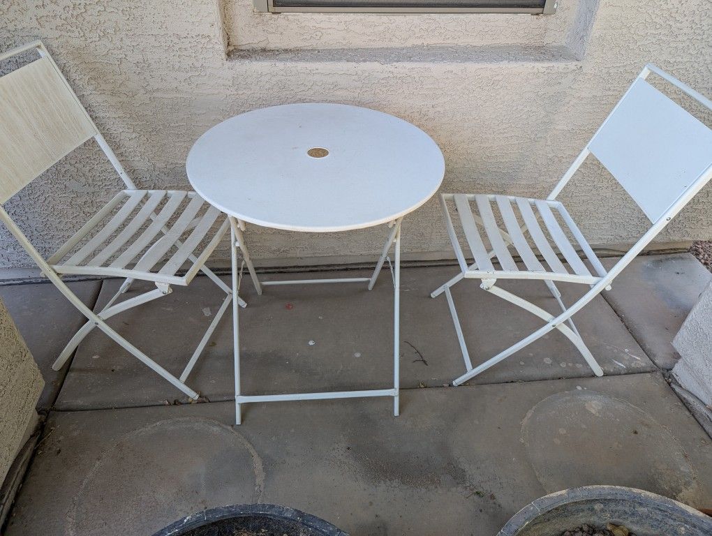 Metal Table And Chairs