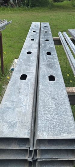 (10) 6" x 12' 18-Gauge Structural Galvanized Steel Studs