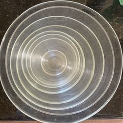 Duralex Stacking Glass Mixing/prep Bowls