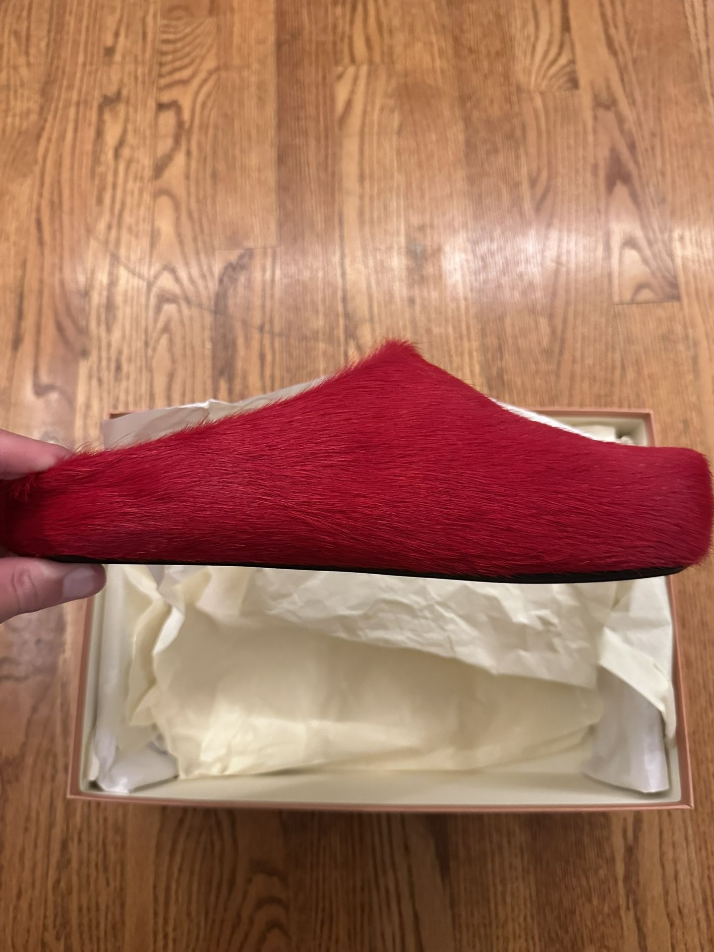 Marni Red Slippers 