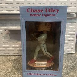 Chase Utley Philadelphia Phillies 2008 SGA Bobblehead Figurine BD&A Rare NIB