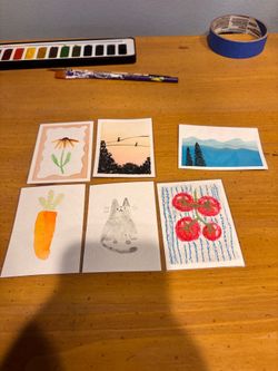 ACEO watercolor paintings | Teen Artists
