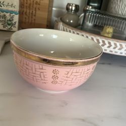 Vintage Pink Bowl