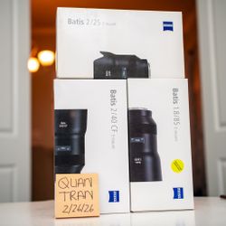 Zeids Batis Lenses For Sony