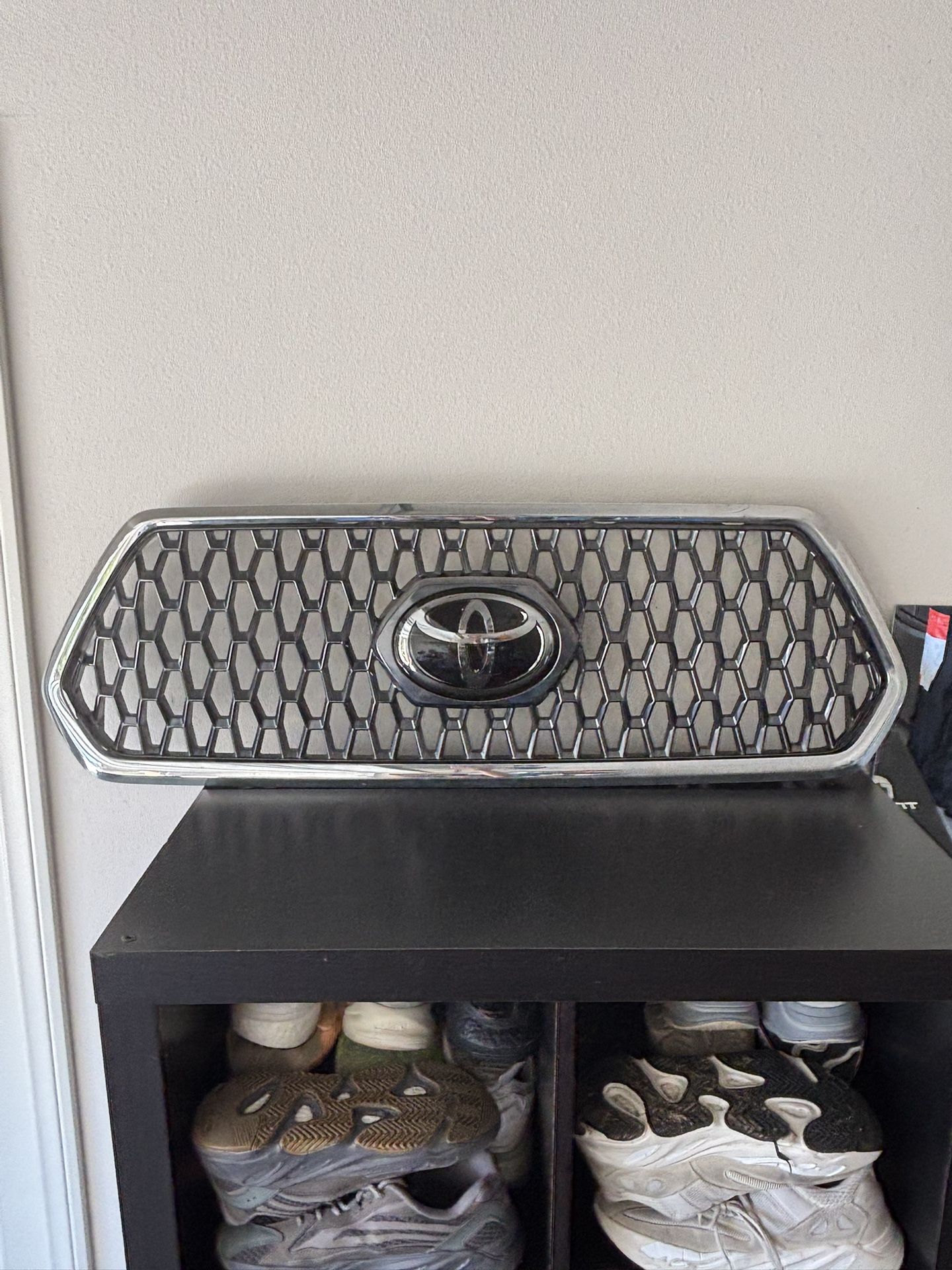 2016 - 2020 Toyota Tacoma TRD Grille Honeycomb Gray w/ Chrome Trim & Emblem