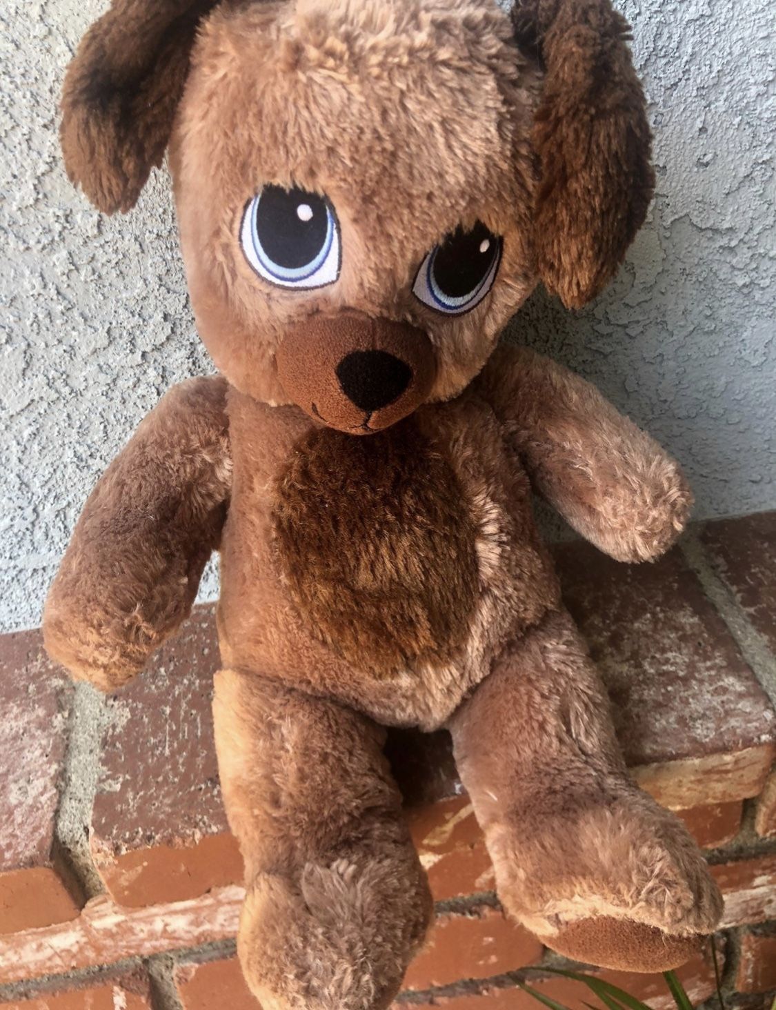 Build a Bear- Brown Puppy with Sad eyes