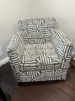 chair and ottoman