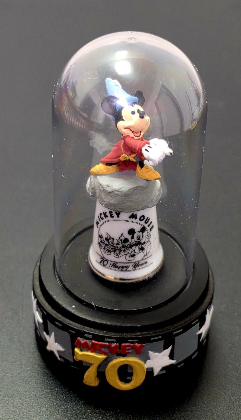 Mickey Mouse 70th Anniversary Commemorative Thimble