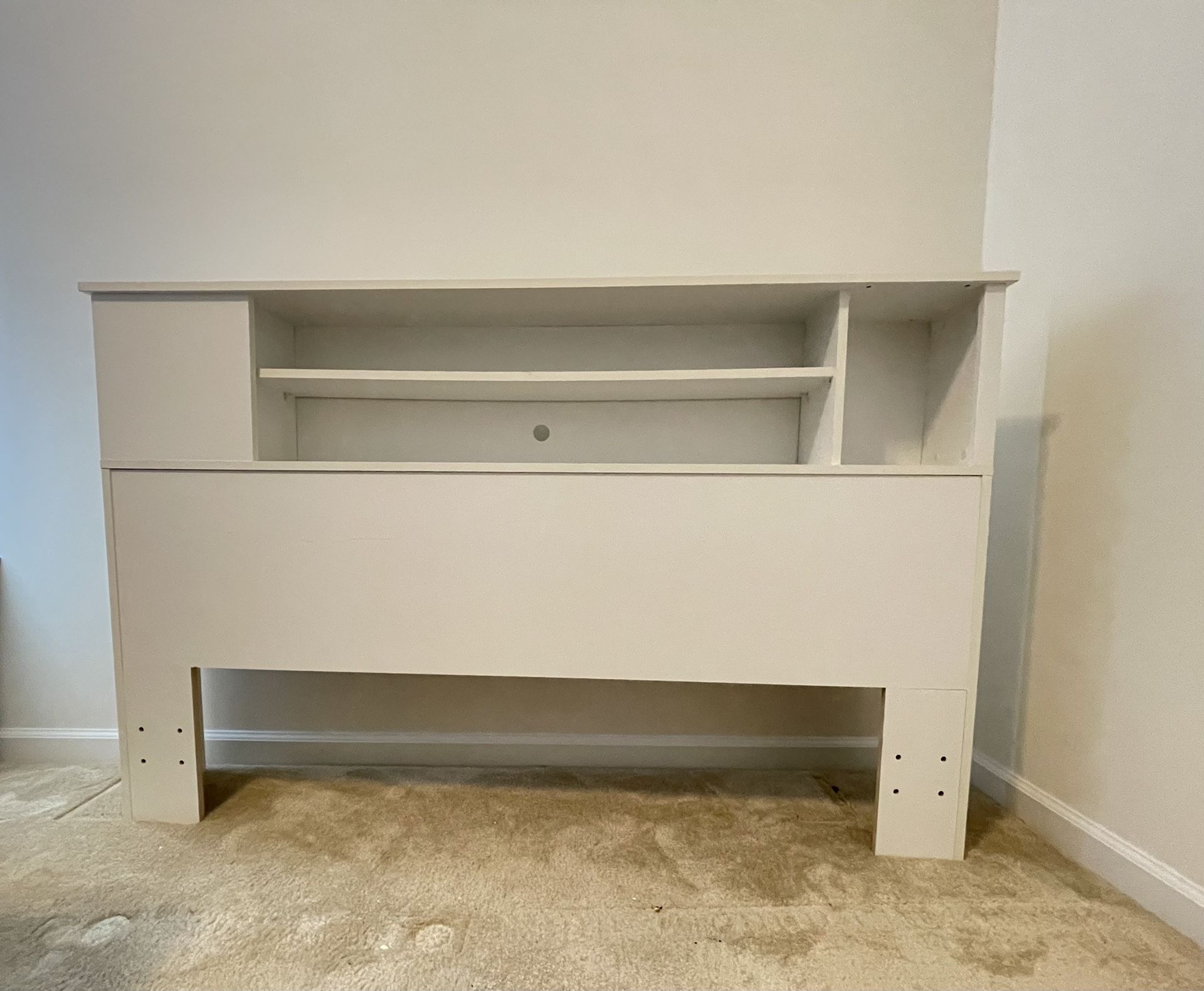 White Queen Headboard