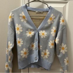 Size S blue cardigan