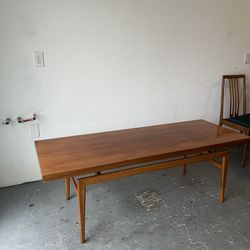 Vintage Mid Century Teak Coffee Table 