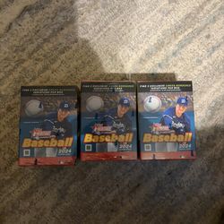 2024 Topps Heritage High Number Baseball Sealed Lot Of 3