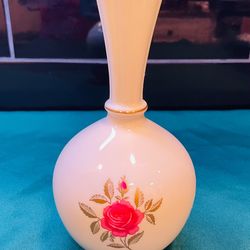 Vintage Lenox porcelain bud vase in Rhodora design