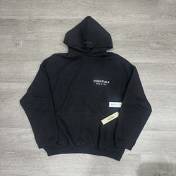Black  Essentials Hoodie