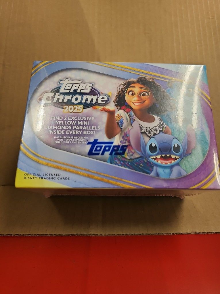 2025 TOPPS CHROME DISNEY Value Blaster Box 