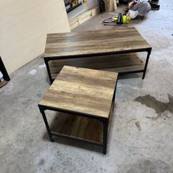 Coffee Table and side/end Table Set