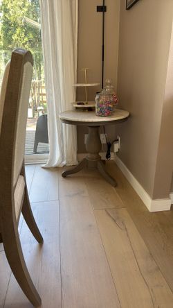 Pottery barn Marble Side Table