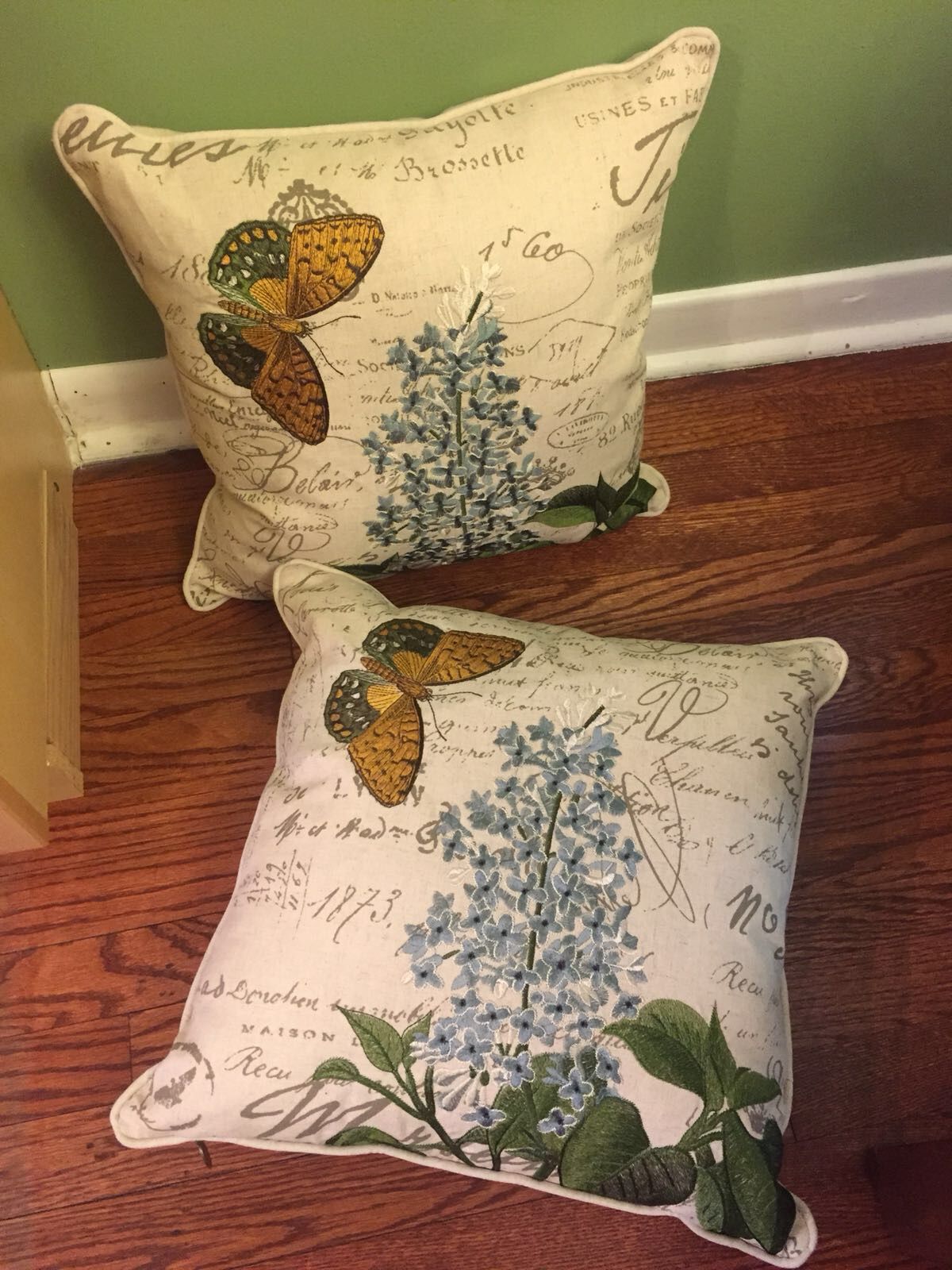 SET OF 2 BRAND NEW DECORATIVE PILLOWS FROM PIER 1