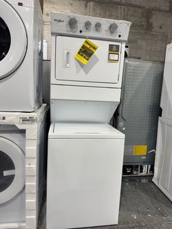 Whirlpool stackable washer& dryer