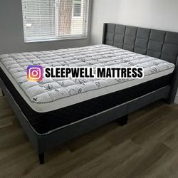 New Queen Bed  Frame With Mattress Included