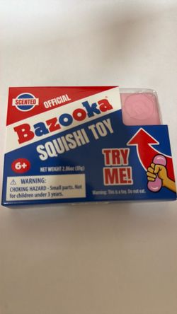 Squishy toy gum bazooka