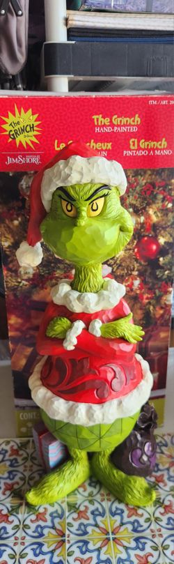 Dr. Seuss The Grinch by Jim Shore Arms Folded Figurine (20-inch version) made by Enesco.