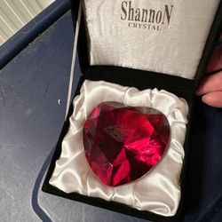 Shannon Heart Shaped Crystal 