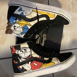 vans sk8 hi disney  mickey and friends