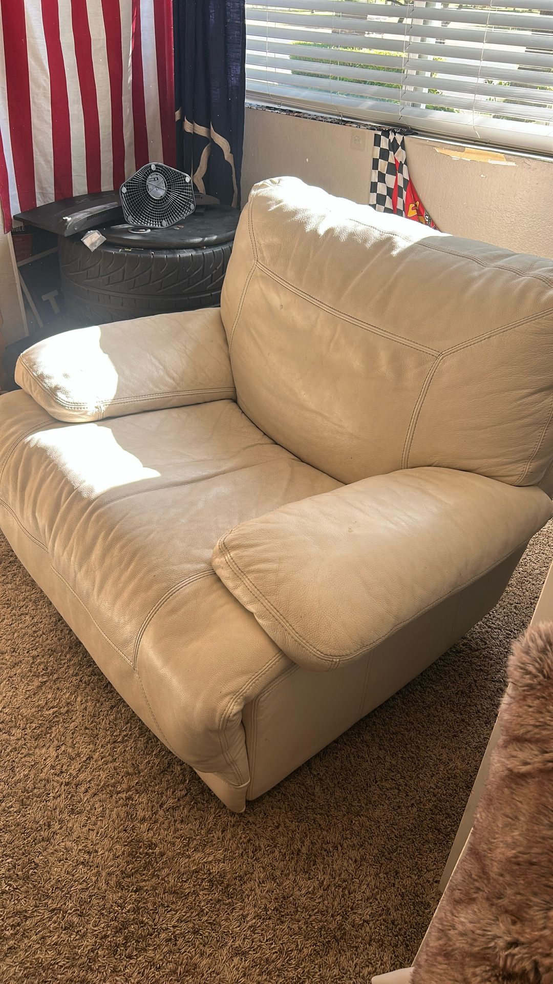 Large Leather Recliner