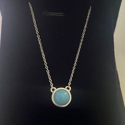 Tiffany & Co Turquoise Pendant Necklace 