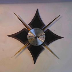 Mcm sunburst clock