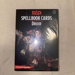 D&D, 5e: Spellbook Cards: Druid Deck NEW SEALED