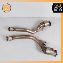 03-12 Bentley Continental GTC GT Exhaust Downpipe Left & Right Side Set OEM 63k
