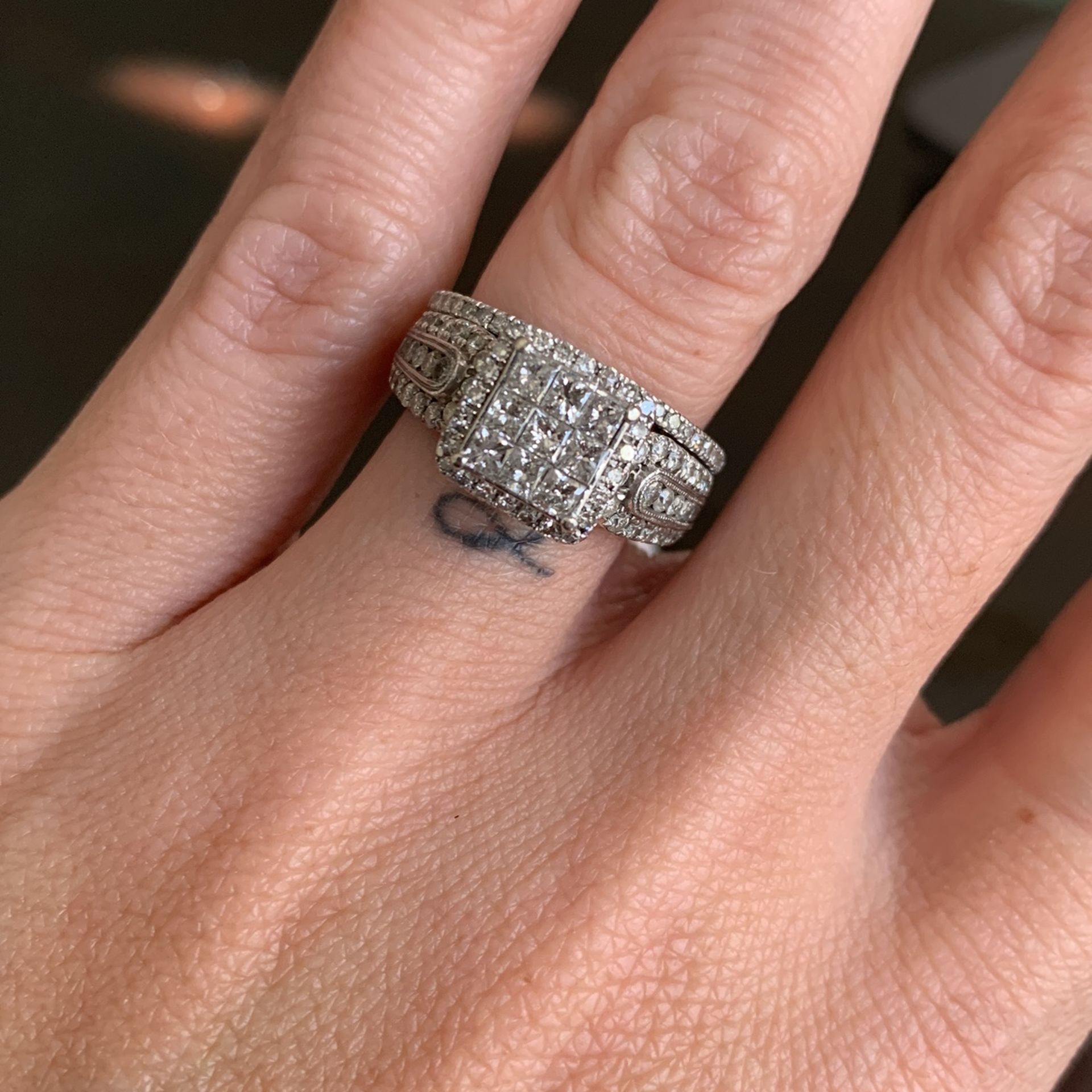 14k Wedding Ring & Band