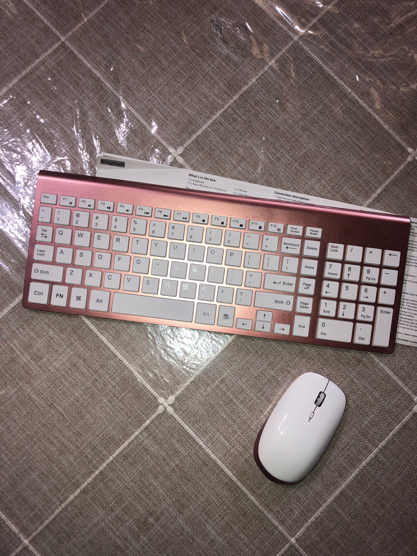 Wireless Keyboard and mouse