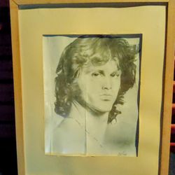 Framed Jim Morrison Pic