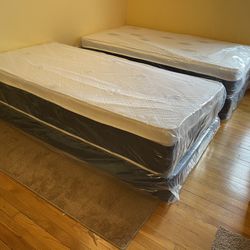 Twin Mattress And Box Spring Brand New 